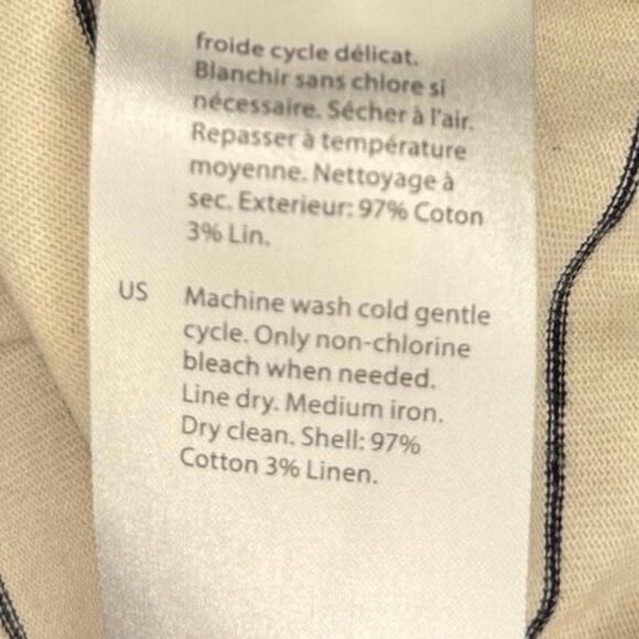 COS Relaxed Fit Cotton-Linen Blend T-Shirt Dress Size M - Picture 8 of 10